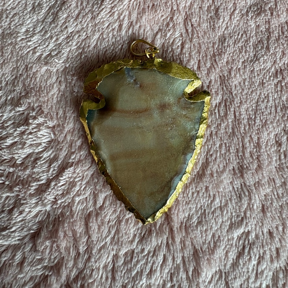 ✨ Earth Ember Chert Pendant – Natural Sedimentary Rock Jewelry - Picture 3 of 4